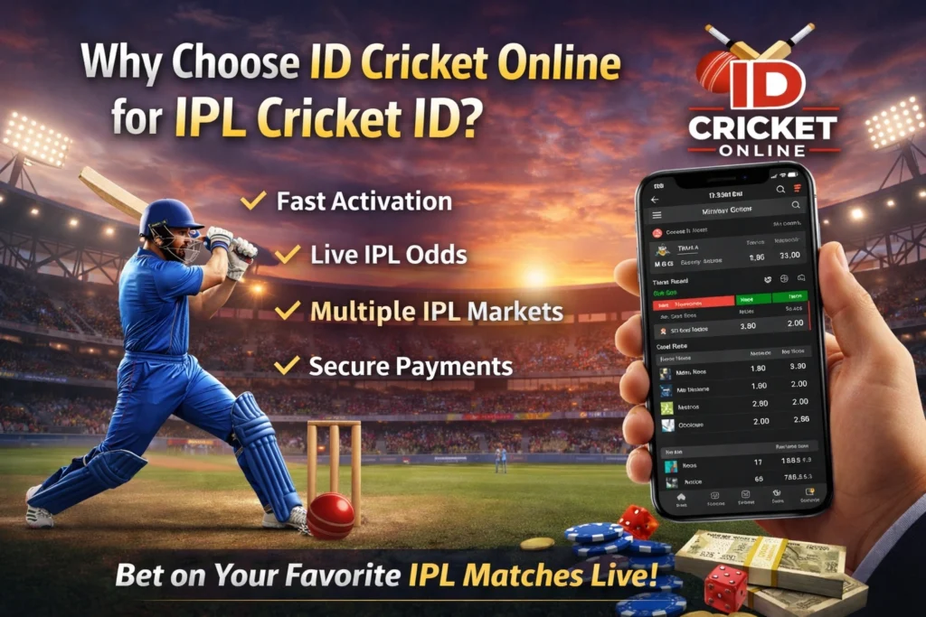 Why choose ID Cricket Online for IPL cricket ID and live IPL betting